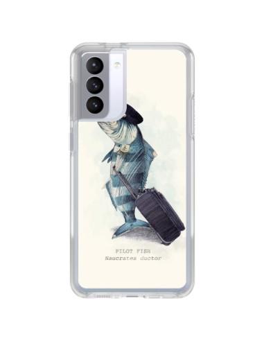 Coque Samsung Galaxy S21 FE The Pilot Fish Poisson Pilote - Eric Fan