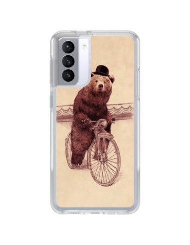 Coque Samsung Galaxy S21 FE Ours Velo Barnabus Bear - Eric Fan