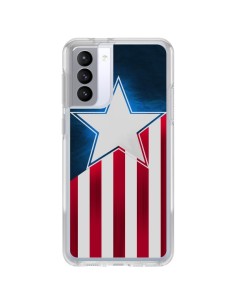 Samsung Galaxy S21 FE Case Capitan America - Eleaxart