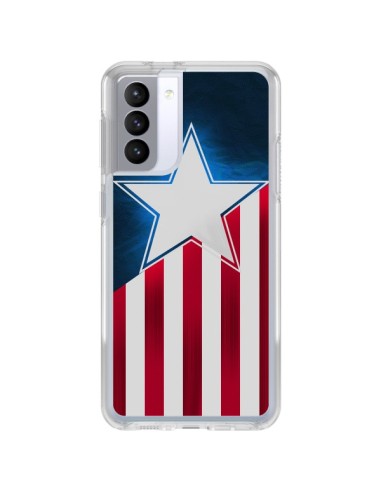 Coque Samsung Galaxy S21 FE Captain America - Eleaxart