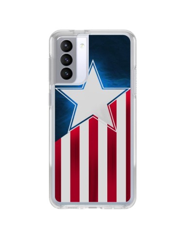 Samsung Galaxy S21 FE Case Capitan America - Eleaxart