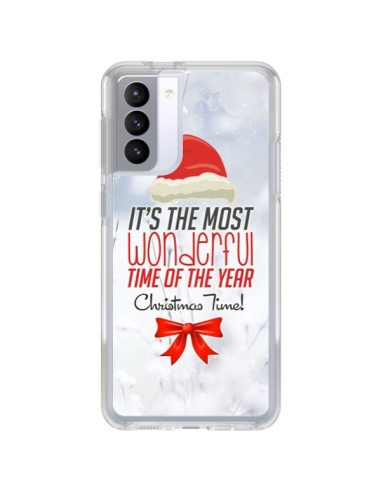 Cover Samsung Galaxy S21 FE Buon Natale - Eleaxart