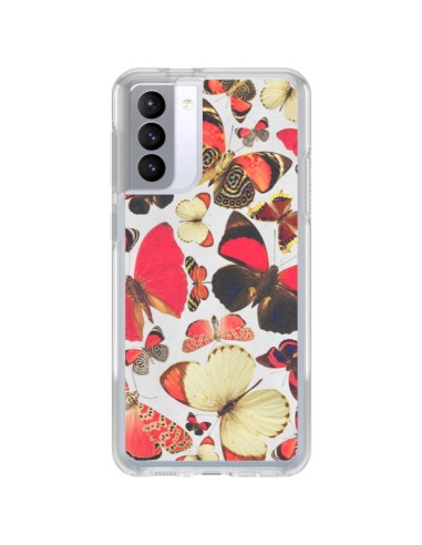 Coque Samsung Galaxy S21 FE Papillons - Eleaxart