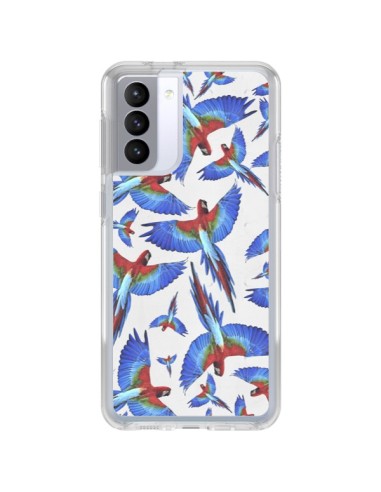 Coque Samsung Galaxy S21 FE Perroquets Parrot - Eleaxart