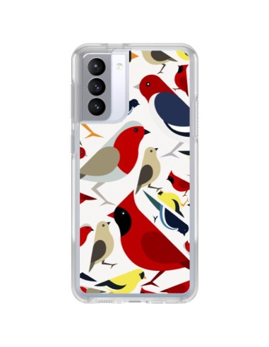 Cover Samsung Galaxy S21 FE Uccelli - Eleaxart