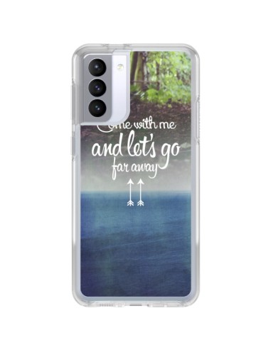 Cover Samsung Galaxy S21 FE Let's Go Far Away Foresta - Eleaxart