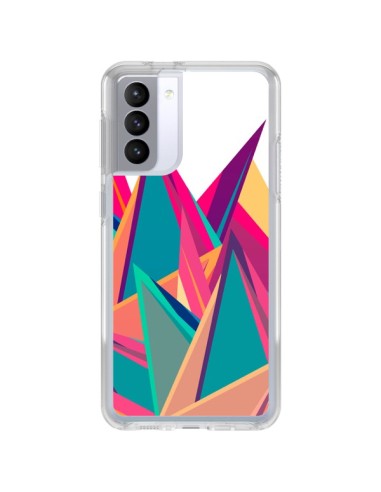 Coque Samsung Galaxy S21 FE Triangles Intensive Pic Azteque - Eleaxart