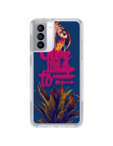 Coque Samsung Galaxy S21 FE Give me a summer to remember souvenir paysage - Eleaxart
