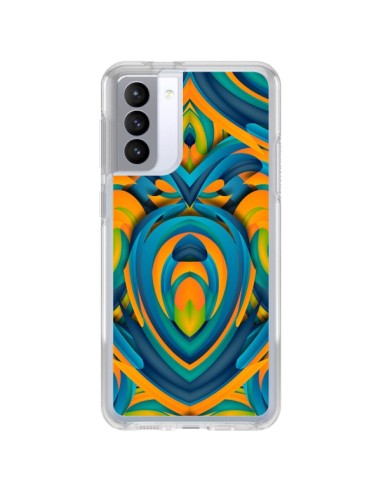 Cover Samsung Galaxy S21 FE Cuore Azteco - Eleaxart