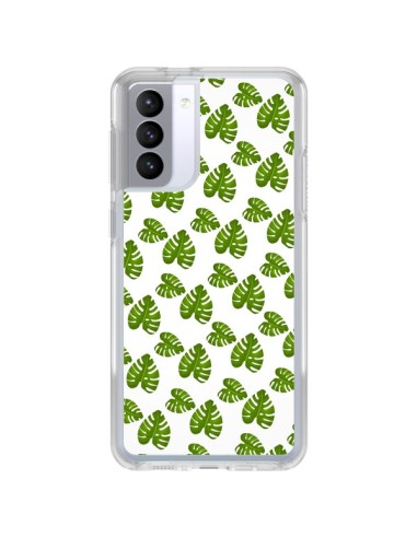 Samsung Galaxy S21 FE Case Green Plants - Eleaxart