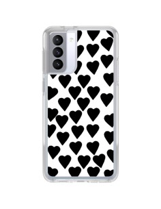 Coque Samsung Galaxy S21 FE Coeur Noir - Project M