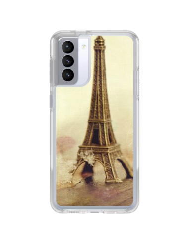Samsung Galaxy S21 FE Case Tour Eiffel Vintage - Irene Sneddon