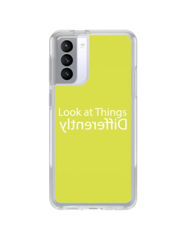 Coque Samsung Galaxy S21 FE Look at Different Things Yellow - Shop Gasoline