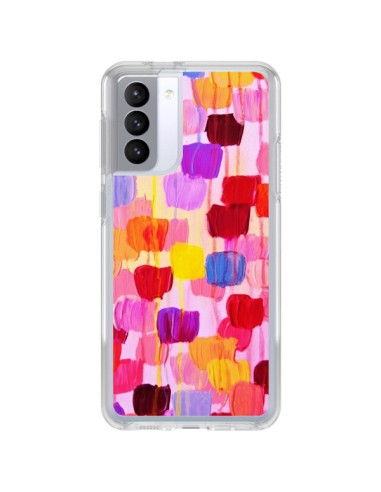 Samsung Galaxy S21 FE Case Polka Pinks Dottie - Ebi Emporium