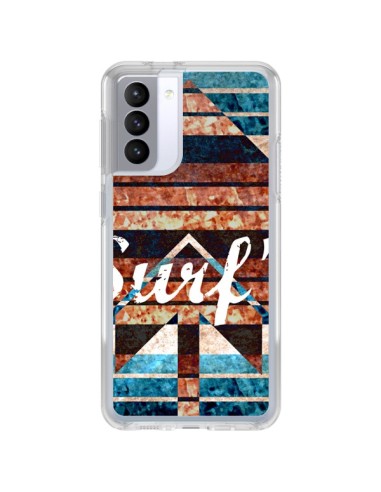 Cover Samsung Galaxy S21 FE Surf's Up Ete Azteque - Ebi Emporium