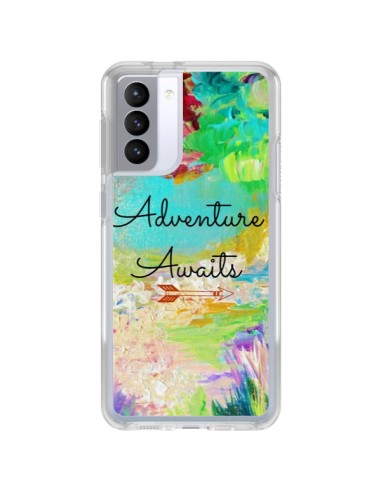 Coque Samsung Galaxy S21 FE Adventure Awaits Fleurs - Ebi Emporium