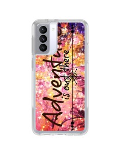 Coque Samsung Galaxy S21 FE Adventure Is Out There Fleurs - Ebi Emporium