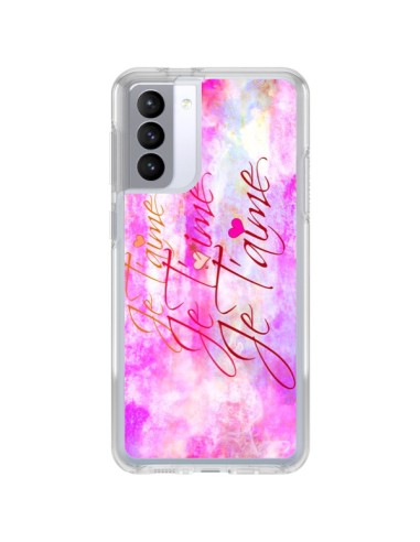 Coque Samsung Galaxy S21 FE Je t'aime I Love You - Ebi Emporium