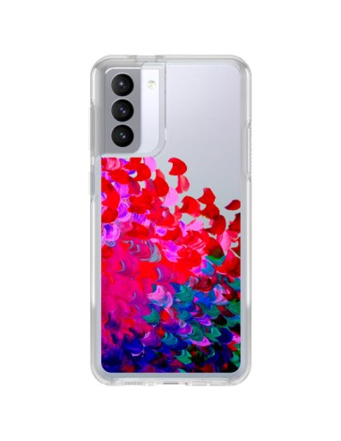 Cover Samsung Galaxy S21 FE Creation in Colore Rosa Trasparente - Ebi Emporium
