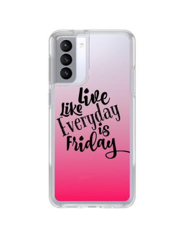 Coque Samsung Galaxy S21 FE Everyday Friday Vendredi Live Vis Transparente - Ebi Emporium