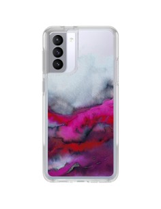 Coque Samsung Galaxy S21 FE Winter Waves Vagues Hiver Transparente - Ebi Emporium