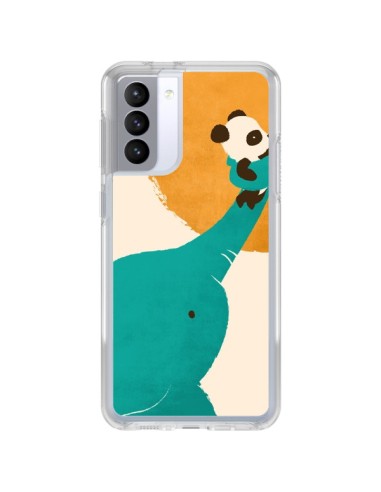 Coque Samsung Galaxy S21 FE Elephant Help Panda - Jay Fleck