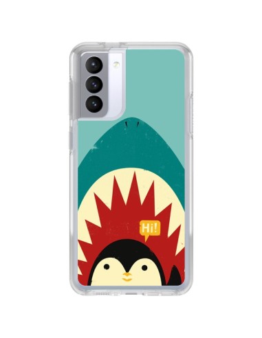 Cover Samsung Galaxy S21 FE Pinguino Squalo - Jay Fleck