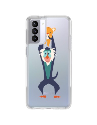 Coque Samsung Galaxy S21 FE Futur Roi Lion King Rafiki Transparente - Jay Fleck