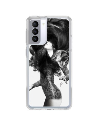 Coque Samsung Galaxy S21 FE Femme Ours - Jenny Liz Rome