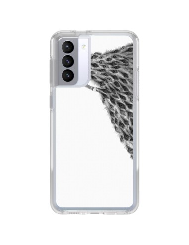 Coque Samsung Galaxy S21 FE Peacock Paon Robe Femme - Jenny Liz Rome