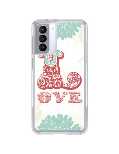 Samsung Galaxy S21 FE Case Love Flowersto - Javier Martinez