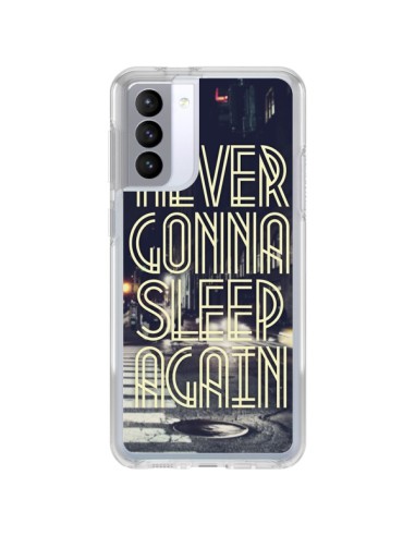 Coque Samsung Galaxy S21 FE Never Gonna Sleep New York City - Javier Martinez