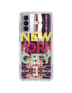 Coque Samsung Galaxy S21 FE New York City Buildings - Javier Martinez