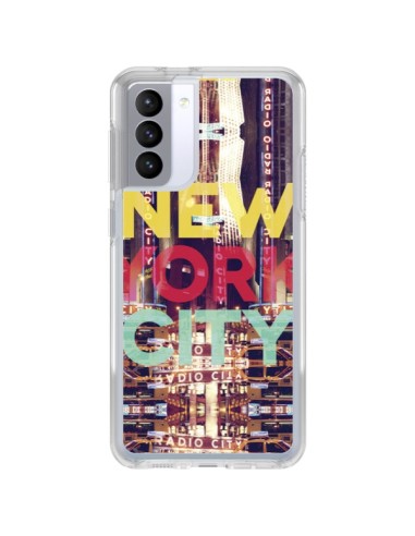 Coque Samsung Galaxy S21 FE New York City Buildings - Javier Martinez