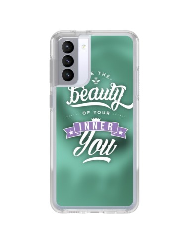 Coque Samsung Galaxy S21 FE Beauty Vert - Javier Martinez