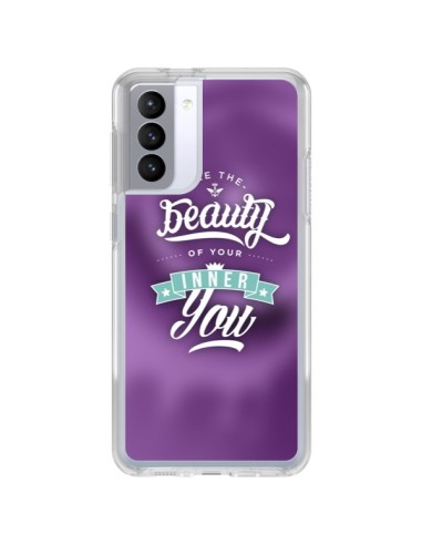 Coque Samsung Galaxy S21 FE Beauty Violet - Javier Martinez