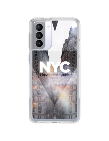 Coque Samsung Galaxy S21 FE I Love New York City Orange - Javier Martinez