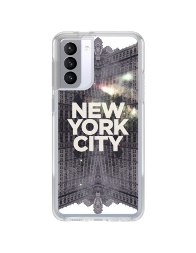 Cover Samsung Galaxy S21 FE New York City Grigio - Javier Martinez