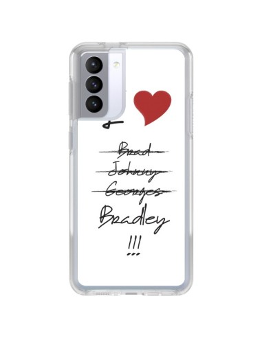 Coque Samsung Galaxy S21 FE I love Bradley Coeur Amour - Julien Martinez