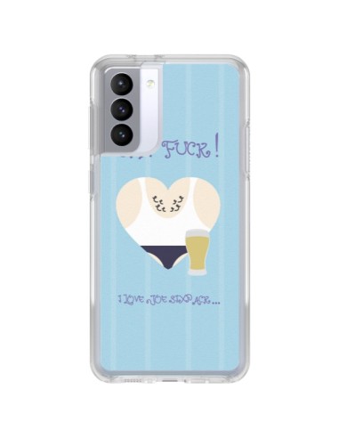 Coque Samsung Galaxy S21 FE Homme Man Fuck Love Coeur Amour - Julien Martinez