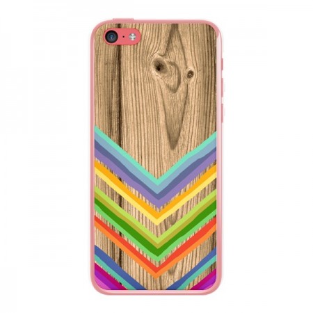 Coque Tribal Azteque Bois Wood pour iPhone 5C - Jonathan Perez Coque Tribal Azteque Bois Wood pour iPhone 5C - Jonathan Perez