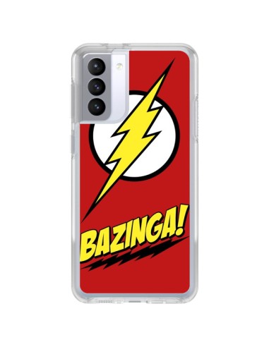 Coque Samsung Galaxy S21 FE Bazinga Sheldon The Big Bang Theory - Jonathan Perez