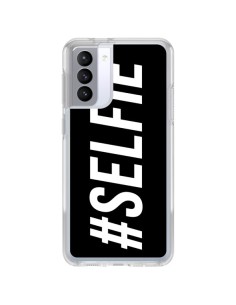 Coque Samsung Galaxy S21 FE Hashtag Selfie Noir Horizontal - Jonathan Perez