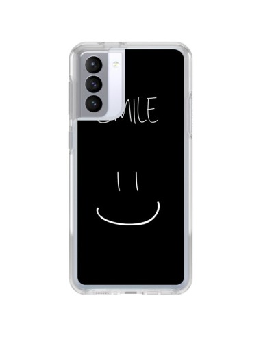 Coque Samsung Galaxy S21 FE Smile Souriez Noir - Jonathan Perez