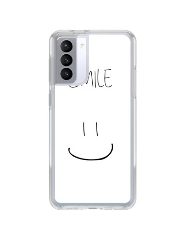 Coque Samsung Galaxy S21 FE Smile Souriez en Blanc - Jonathan Perez