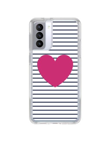 Samsung Galaxy S21 FE Case Heart Traits Marino - Jonathan Perez