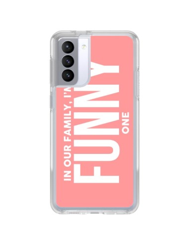 Coque Samsung Galaxy S21 FE In our family i'm the Funny one - Jonathan Perez