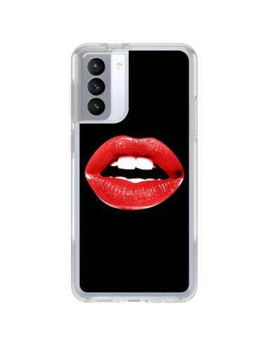 Coque Samsung Galaxy S21 FE Lèvres Rouges - Jonathan Perez