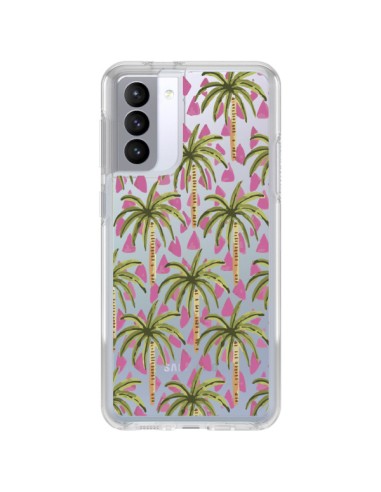 Coque Samsung Galaxy S21 FE Palmier Palmtree Transparente - Dricia Do