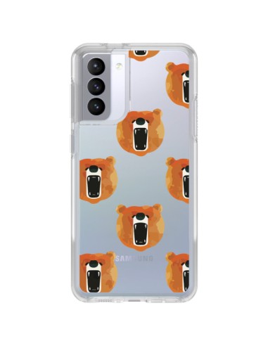 Cover Samsung Galaxy S21 FE Orso Trasparente - Dricia Do